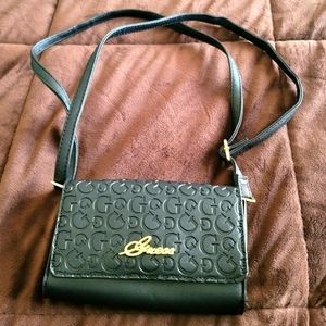 Guess Women's Monogram Crossbody Purse